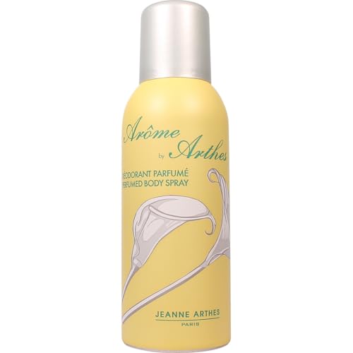 JEANNE ARTHES - Déodorant Femme Arome By Arthes - Spray parfumé - Parfum Jasmin Rose - 150 ml
