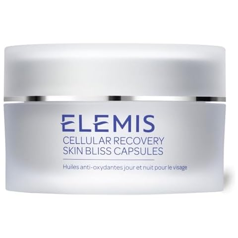 ELEMIS Skin Bliss Capsules, 60 Count – Antioxidant-Rich Anti-Aging Day & Night Face Oils, Purify, Replenish & Nourish the Skin, Skincare Serum Capsules for Face Cover