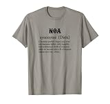 Hombre NOA - Nombre Definición | Sinónimo de Dios - Humor Divertido Camiseta
