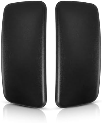 Chair Armrest Pads Fit for Haworth Zody Office Chair, Arm Pads Caps Replacement 1 Pair, Black - Thumbnail 2