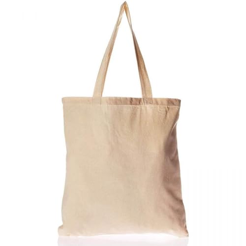 Set of 24 Blank Cotton Tote Bags Reusable 100% Cotton Reusable Tote Bags (2 dozen)