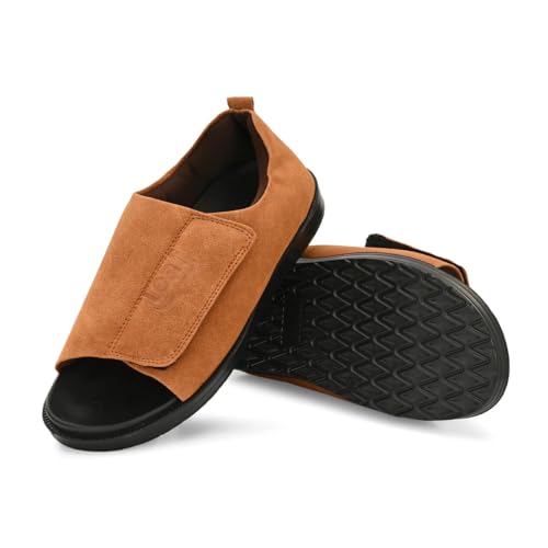 Image of Comfy-Pro Buddy Diabetic Sandal - 1 Strap Open Toe Sandal for Diabetic Foot Relief - Ideal for Burning Sensation & Loss of Sensation - Comfortable & Supportive Footwear