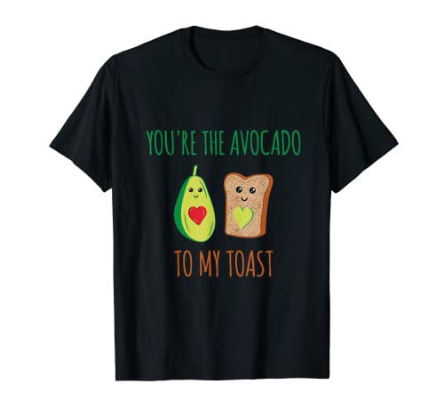 Avocado To My Toast with Cute Hearts T-Shirt