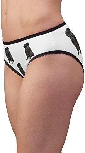 DogsMakeMeHappy Pug Panties, Pug Underwear, Briefs, Cotton Briefs, Funny Underwear, Panties For Women
