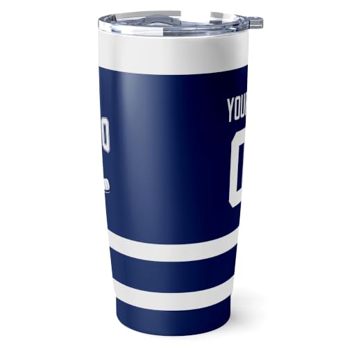 Image of ANTKING Toronto Tumbler 20oz Custom Name Number Travel Mug Gifts | Stainless Steel Insulated Coffee Cup for Men Women