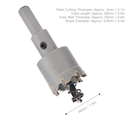 Broca Sierra de Carburo para Metal 38 mm miniatura 4