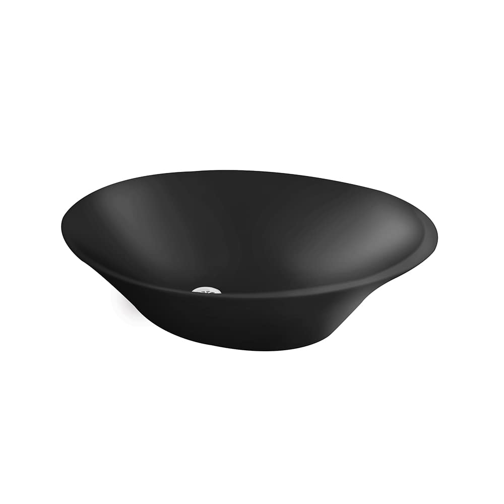 Kohler Veil Countertop Ceramic Wash Basin, Drain Cut Only Bathroom Sink