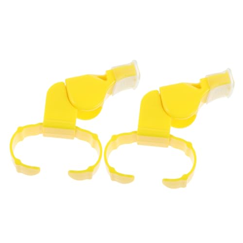 2 silbatos deportivos amarillos para árbitros y entrenadores miniatura 1