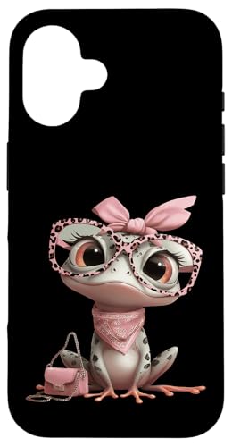 Gecko �x�r�[ �g�J�Q �s���N �q���E ���K�l �K�[���[ �O���� �O���t�B�b�N �X�}�z�P�[�X iPhone 16 �p