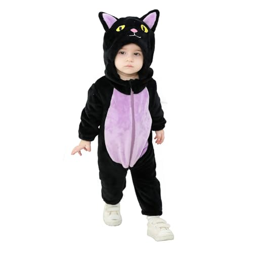 ABTSHU Baby Black Cat Costume Toddler Halloween Dress Up Outfit 1...