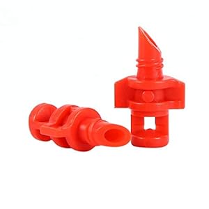 Sytauuan 50 Stks 180/360 Graden Gazon Sprinkler Tuin Water Spray Duurzaam Verneveling Nozzle – 360 Graden