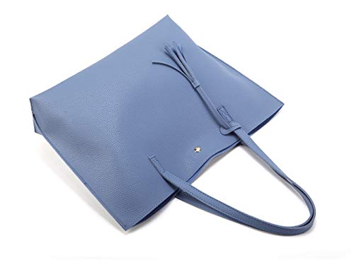 Image of Women Tote Bags Top Handle Satchel Handbags PU Faux Leather Tote Bag with Tassel Shoulder Purse