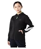 [トミー ヒルフィガー ゴルフ] パーカー ロゴラインプリント ダンボールニットＰＫ THLA245 レディース ブラック M