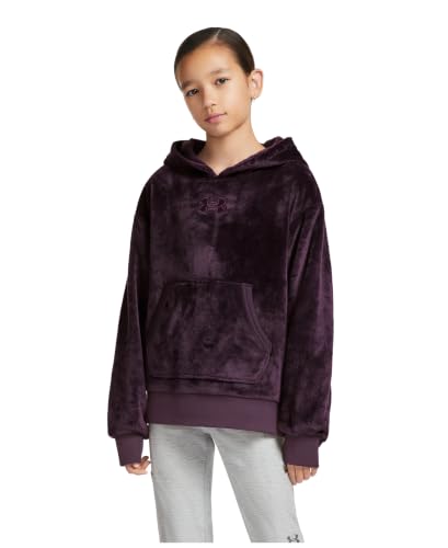 Image of Under Armour Girl's Pullover Fleece Hoodie Sweatshirt, Outdoor Collection