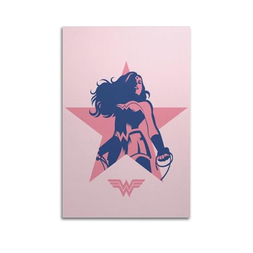 YDJKTRJKJK Póster decorativo de Wonder Woman 11 para pared, lienzo y cuadro artístico, moderno, para decoración de dormitorio familiar, 40 x 60 cm