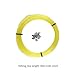 Menolana Fishing Line 98.43 ft Portable with Figure Eight Buckles Heavy Duty High Strength Replacement for Crafts Yellow Accessories