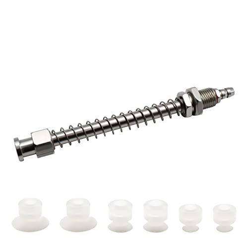 SRJQXH TS-M10-L108-11 Tipo Soporte de Ventosa, Con 3 Tipos de Ventosas, 2 de Cada Tipo, Fuerte Capacidad de Adsorción, Balanceo y Sin Caer, Ampliamente Utilizado en Equipos de Automatización