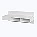 SoBuy® FWT30-W Bureau informatique Table murale Table de cuisine avec 1 tiroir et 2 compartiments ouverts - Blanc