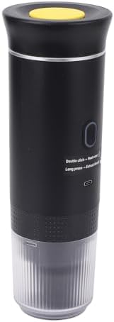 AMONIDA Portable Electric Coffee Machine, 15 Bar Cordless Heating Coffee Maker with Lithium Battery for Travel, Camping, Home & Office — view 6