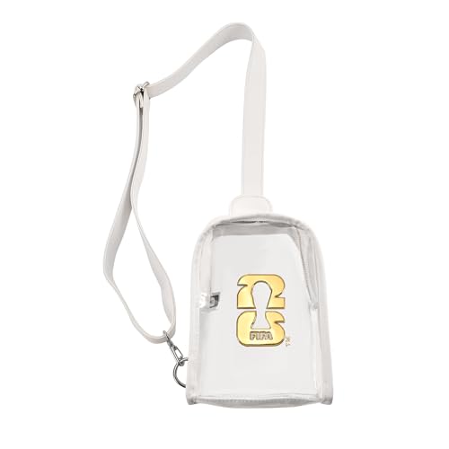 Officially Authorized FIFA World Cup 2026 Vinyl Sling Bag - Gold Emblem Crossbody Chest Pack with Adjustable Strap - Secure Travel & Match Day Carrier for Phone, Wallet & Essentials