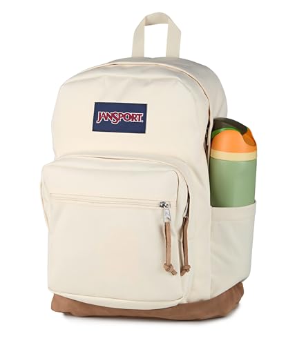 Image of JanSport Right Pack Backpack - Durable Daypack with Padded 15 inch Laptop Sleeve, Spacious Main Compartment & Integrated Water Bottle Pocket - Moon Flower