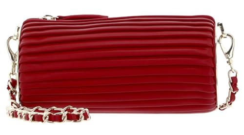 VALENTINO Frozen Pochette Rosso sac luxe en finition givrée