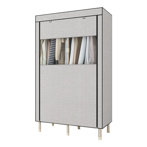 SJZHUYUE Armario ropero Desmontable de Tela Oxford for Dormitorio, de Acero, Moderno y Colgante (A, L: 85 cm/34 Pulgadas)