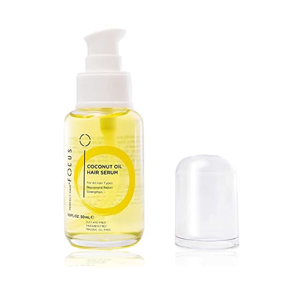 Perfect-Hair-Coconut-Oil-Hair-Serum-Natural-Hair-Oil-Infused-with-Raw-Virgin-Olive-Oil-Sweet-Almond-and-Keratin-Smoothing-Hair-Oil-for-Frizzy-Dry-Damaged-Hair-50ml-1-Pack Perfect Hair Coconut Oil Hair Serum - Natural Hair Oil Infused with Raw Virgin Olive Oil, Sweet Almond and Keratin - Smoothing Hair Oil for Frizzy, Dry & Damaged Hair - 50ml (1 Pack)