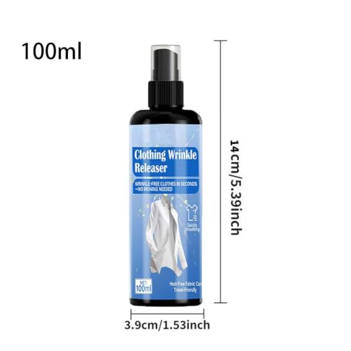 Spray do prasowania 100 ml, antystatyczny spray do prasowania ubrań