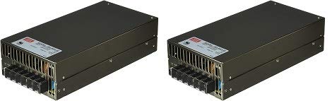 AC to DC Power Supply, Single Output, 48V, 12.5 Amp, 600W, 1.5" (2-(Pack))