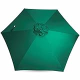 Sfmora 9ft Patio Umbrella Replacement Canopy for 6 Ribs, Outdoor Umbrella Canopy...