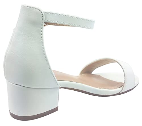 Image of Lucky Top Girls Dress Sandal Low Heel Ankle Strap