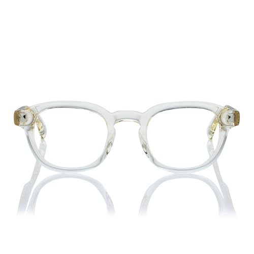 Image of Shisen Fox KITSUNE 2.0 Only Frame With Demo Lens | Oval Classic Eye Frames for Men & Women | Stylish Full Rim Specs Frame for Men | Premium Acetate Spectacles Unisex Fit