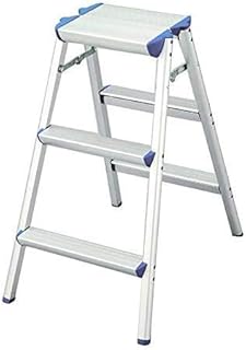 Outdoor Home Dual-Purpose Step Stool,Folding Ladder Ladder Folding Thick Aluminum Alloy Herringbone Ladder Wide Pedal Anti-Skid,3-Steps,3-Steps (3 Steps)