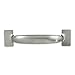 Pull Handle, Steel, Silver, 6-1/2 In
