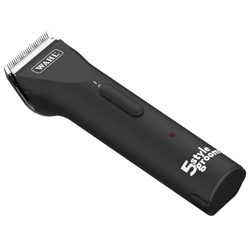 Wahl Pro Animal 5 Style Groom Clipper – Cat & Dog Clippers – Precision Pet Clippers – Adjustable 5-in-1 Blade – Cordless Design – 80 Min Runtime