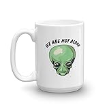 Ancient Aliens We are Not Alone 15 oz White Mug