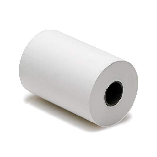 Bobine carte bancaire thermique 57mm sans BPA lot de 50 rouleaux haute densité