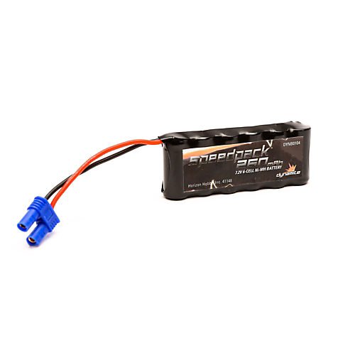 Dynamite 7.2V 260mAh 1/2AAA NiMH 6C Flat: PRB08000 08001 Battery