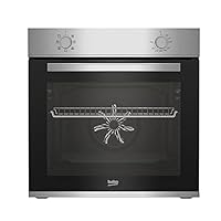 Beko BBIE12000X b100 Einbaubackofen, 66 l Volumen des Garraums, Multifunktionsofen mit 5 Heizarten, AeroPerfect, SteamShine+ Reinigung, Halogenbeleuchtung, SteamShine, Edelstahl