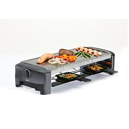 Princess Raclette Steingrill - für bis zu 8 Personen mit 8 Pfännchen und regelbarem Thermostat, 162830 – Bild 3