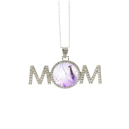 Collier aquarelle Under Wisteria, un bijou poétique style chinois à offrir à maman