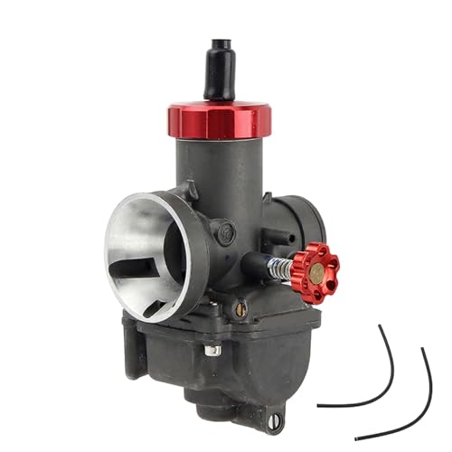 Couvercle carburateur PE28 PE30 rouge pour Kawasaki KX125 dirt bike