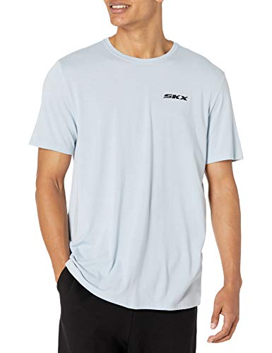Skechers Men's Godri Premium Skx Tee, Light Blue, Medium
