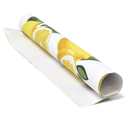 Gift Boutique 50 Pcs Disposable Lemons Paper Place Mats 11” x 17” Rectangle Yellow Lemon Slice Citrus Fruit Coated Placemat Summer Spring Lemonade Party Supplies - Image 5