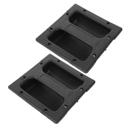 ERINGOGO 2pcs Cabinet Speaker Handle Replacement Carry Grasp for Speaker Box Easy Installation Fits Various Styles Secure and Comfortable Grip for Heavy Equipment