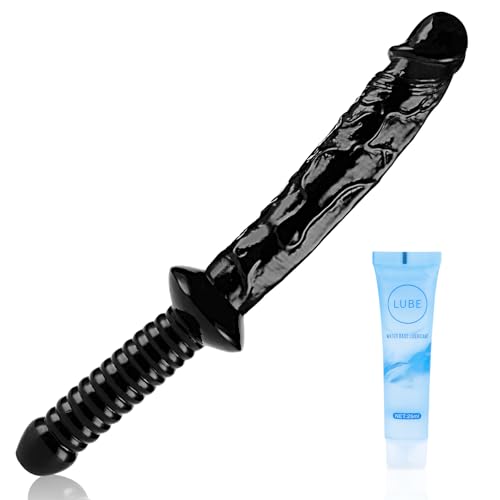 38cm Double-ended Sex Spielzeug für die Frau Masturbator Realistische Dildos mit Saugnapf für Freihändiges Spielen Körpersicheres Material&Erwachsenen-Sexspielzeug für Frauen Das Schwert Dildos - L