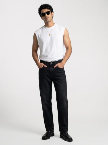 Image of Spykar Men's Renato Loose Fit Low Rise Casual Jeans