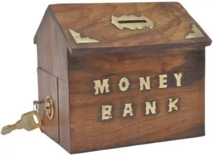 Ruby Perl Beautiful Money Bank with 2 Keys and Lock to Keep Your Kids Money Safe Coin Bank (Brown)_BZ_sheeshamhutshapebank (B0D41QSP5W) Amazon Price History, Amazon Price Tracker