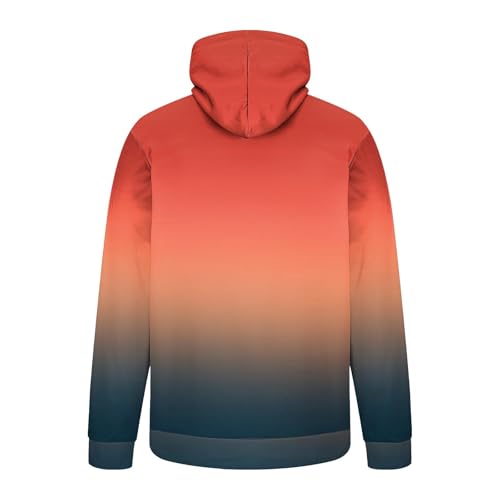 Mens Ombre Color Hoodies Trendy Big and Tall Long Sleeve Drawstring Sweatshirt Casual Comfy Y2k Fall Outdoor Pullover3